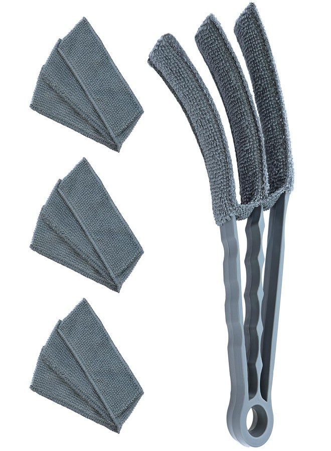 BAIDOON Microfiber Feather Duster, Window Blind Duster Brush, Blind Cleaner Tools for Window Blinds, Air Conditioner Vents, Fans, Car Vents - 1 Brush with 4 Microfiber Sleeves - Image 1